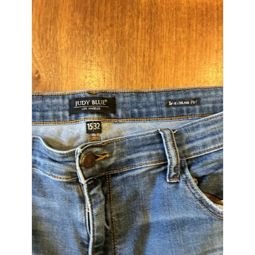 Judy Blue Boyfriend Fit Jeans Women's‎ 15/32 Blue Faded Medium Wash JB8284MD